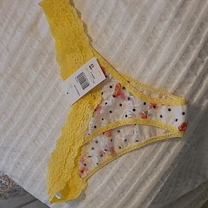 NWT Hanky Panky Thong cute print